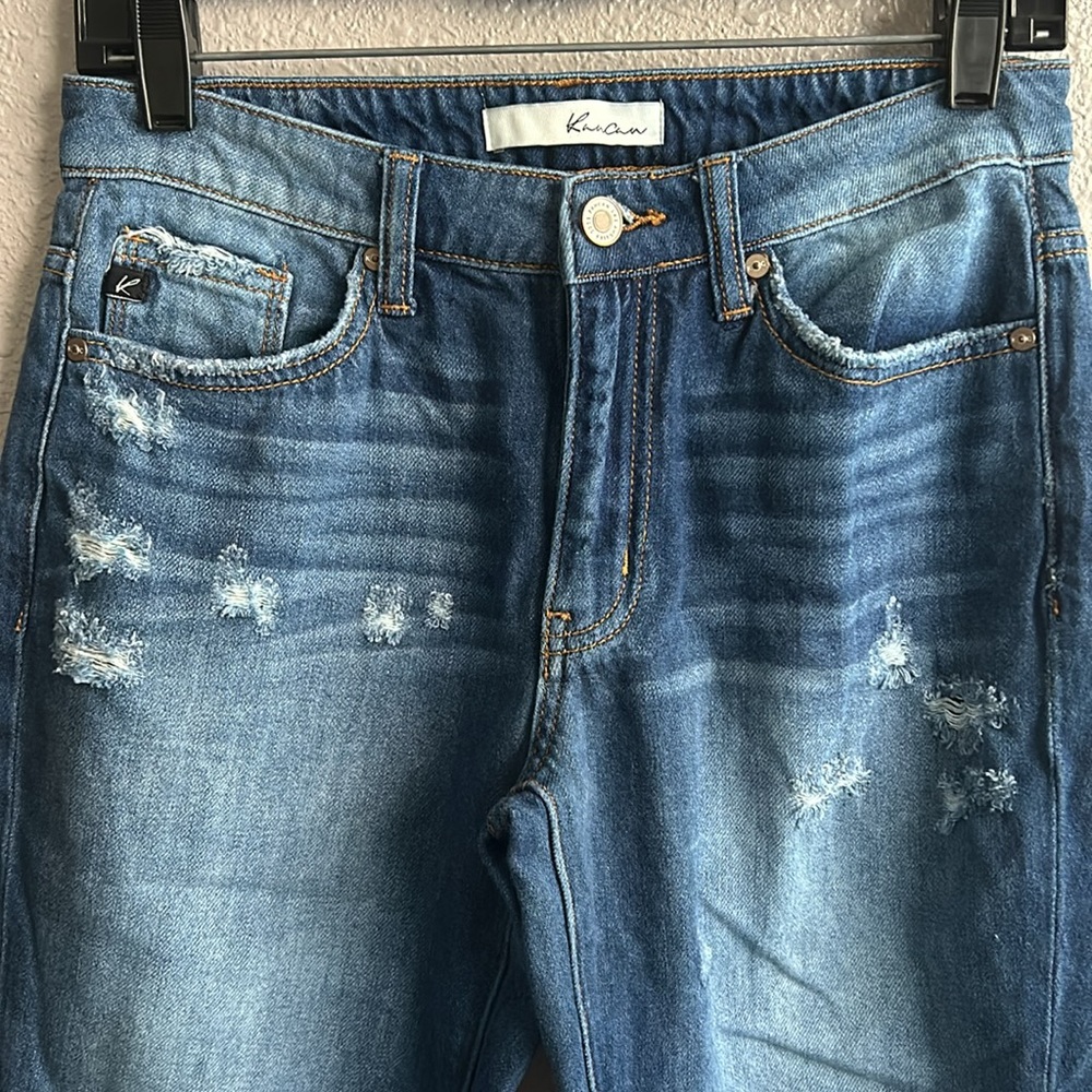 KanCan distressed high rise Mom jeans - Picture 3 of 7